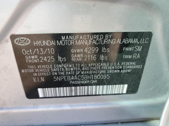 Photo 11 VIN: 5NPEB4AC5BH180095 - HYUNDAI SONATA 