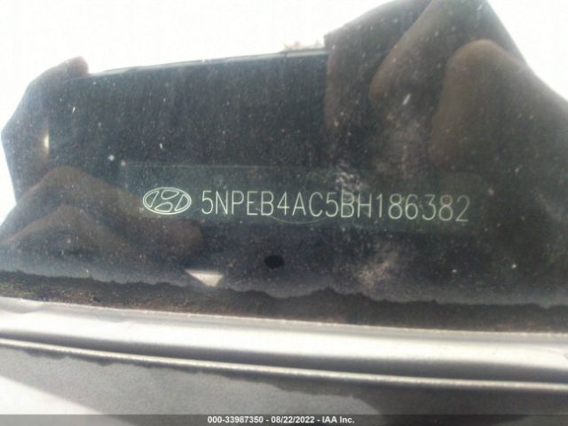 Photo 8 VIN: 5NPEB4AC5BH186382 - HYUNDAI SONATA 