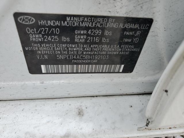 Photo 11 VIN: 5NPEB4AC5BH192103 - HYUNDAI SONATA 