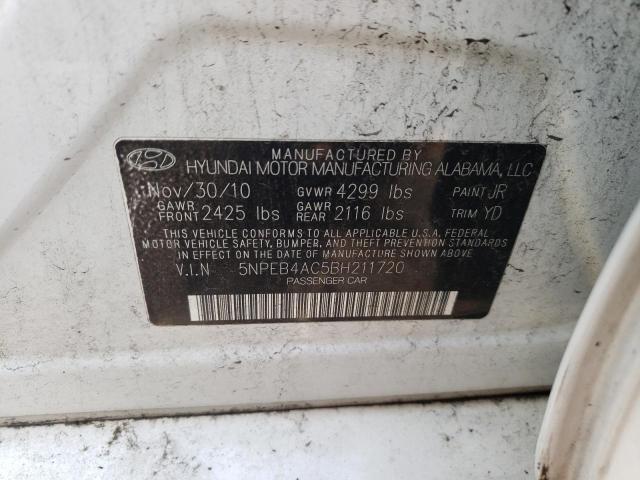 Photo 11 VIN: 5NPEB4AC5BH211720 - HYUNDAI SONATA 