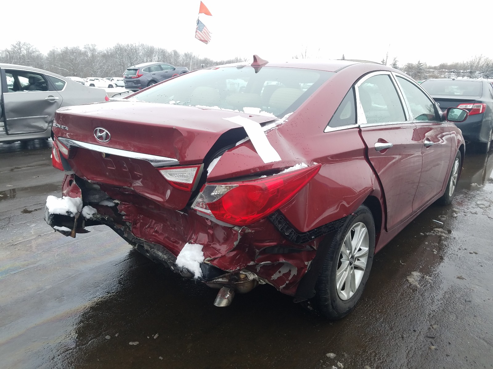 Photo 3 VIN: 5NPEB4AC5BH237198 - HYUNDAI SONATA GLS 