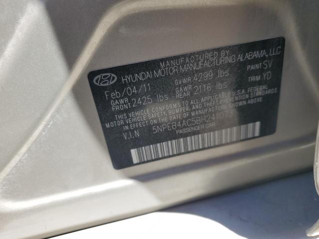 Photo 11 VIN: 5NPEB4AC5BH241073 - HYUNDAI SONATA 