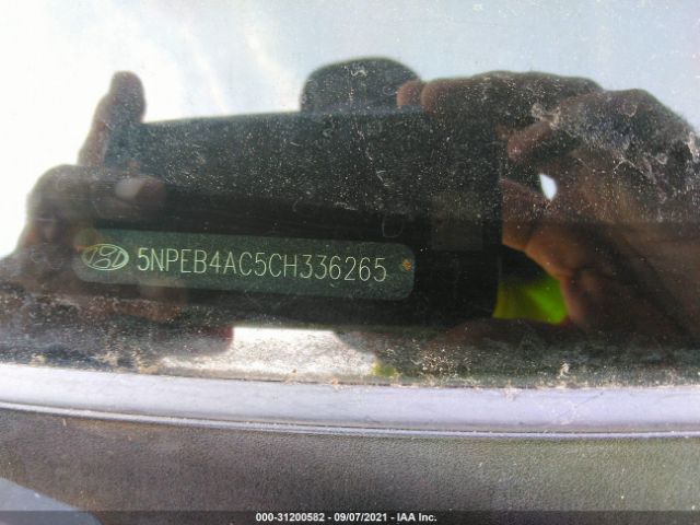 Photo 8 VIN: 5NPEB4AC5CH336265 - HYUNDAI SONATA 