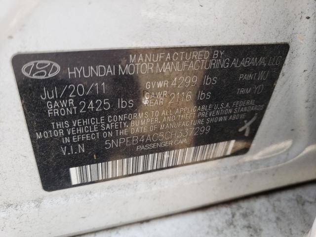 Photo 11 VIN: 5NPEB4AC5CH337299 - HYUNDAI SONATA GLS 