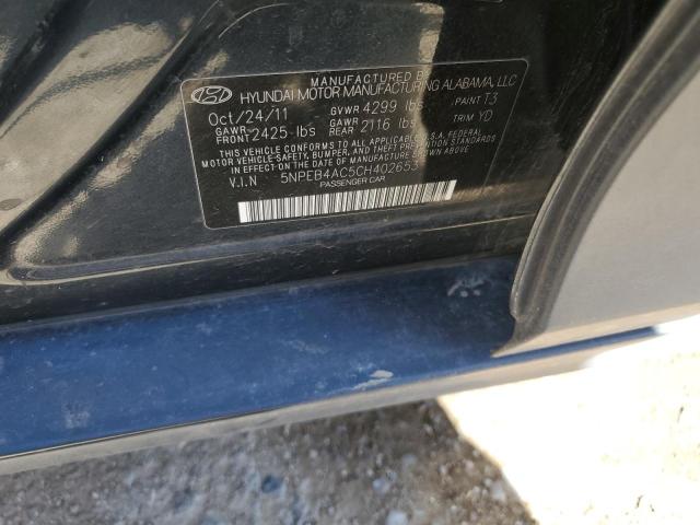 Photo 11 VIN: 5NPEB4AC5CH402653 - HYUNDAI SONATA 