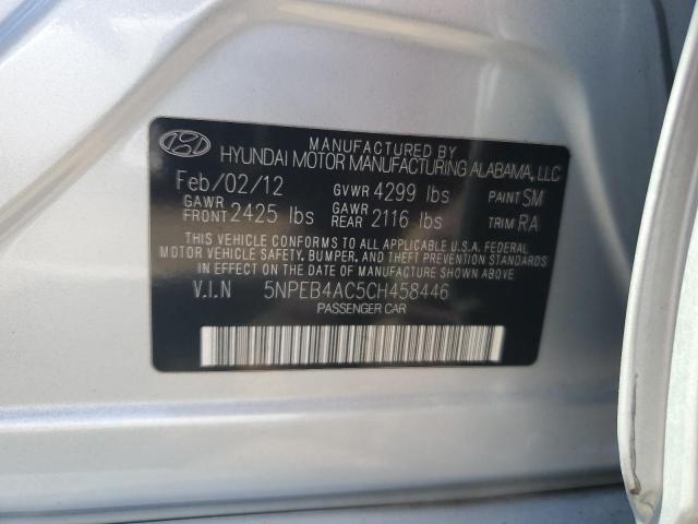 Photo 11 VIN: 5NPEB4AC5CH458446 - HYUNDAI SONATA GLS 