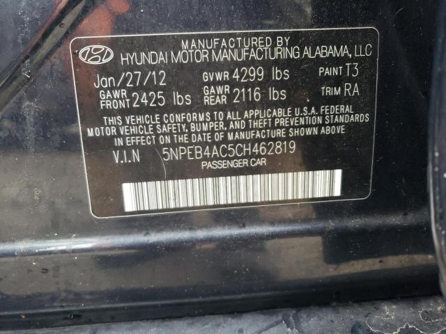 Photo 11 VIN: 5NPEB4AC5CH462819 - HYUNDAI SONATA GLS 