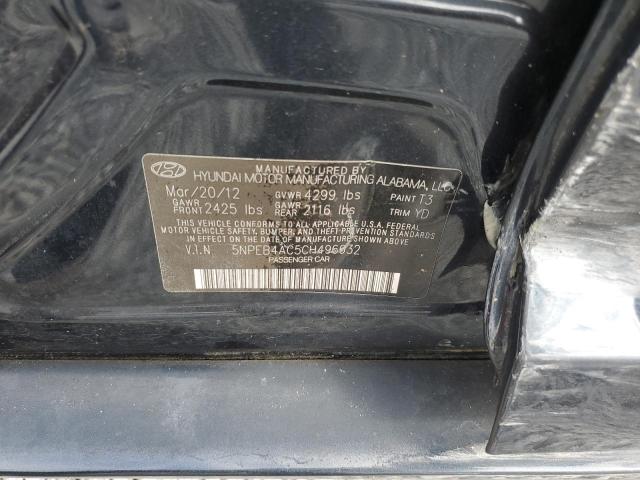 Photo 11 VIN: 5NPEB4AC5CH496632 - HYUNDAI SONATA 