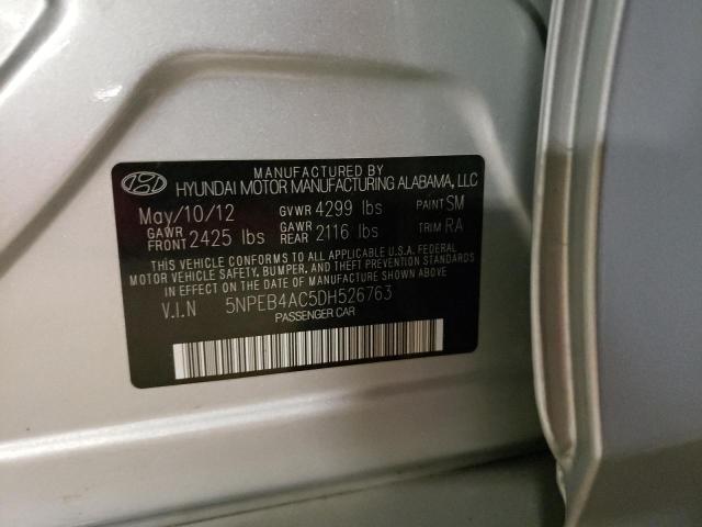 Photo 9 VIN: 5NPEB4AC5DH526763 - HYUNDAI SONATA GLS 