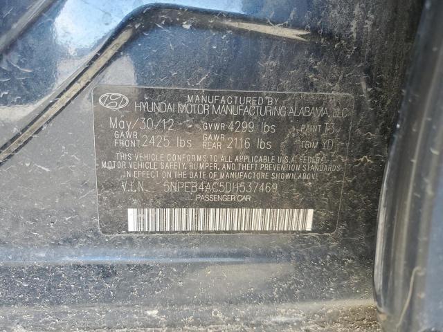 Photo 11 VIN: 5NPEB4AC5DH537469 - HYUNDAI SONATA 