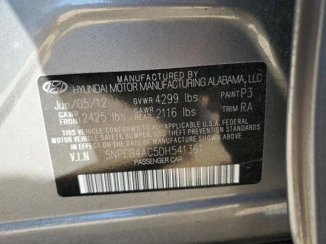 Photo 11 VIN: 5NPEB4AC5DH541361 - HYUNDAI SONATA GLS 