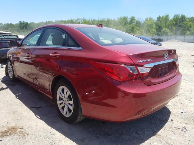 Photo 2 VIN: 5NPEB4AC5DH554742 - HYUNDAI SONATA GLS 