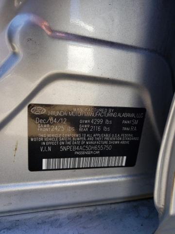 Photo 11 VIN: 5NPEB4AC5DH655750 - HYUNDAI SONATA GLS 