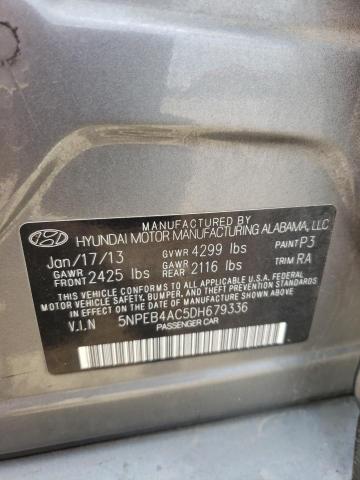 Photo 11 VIN: 5NPEB4AC5DH679336 - HYUNDAI SONATA GLS 