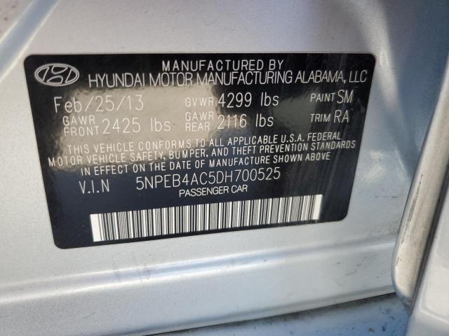 Photo 12 VIN: 5NPEB4AC5DH700525 - HYUNDAI SONATA GLS 