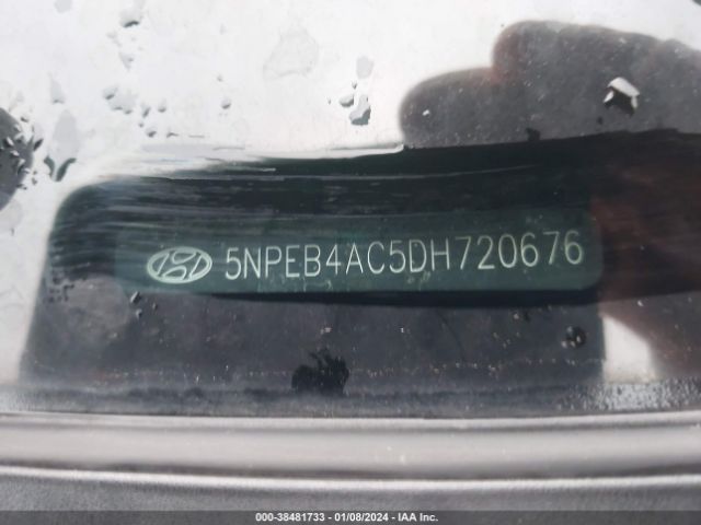 Photo 8 VIN: 5NPEB4AC5DH720676 - HYUNDAI SONATA 