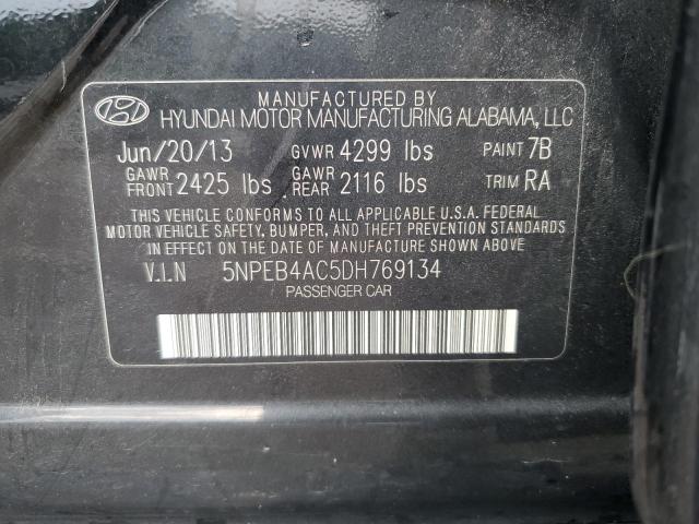 Photo 11 VIN: 5NPEB4AC5DH769134 - HYUNDAI SONATA GLS 