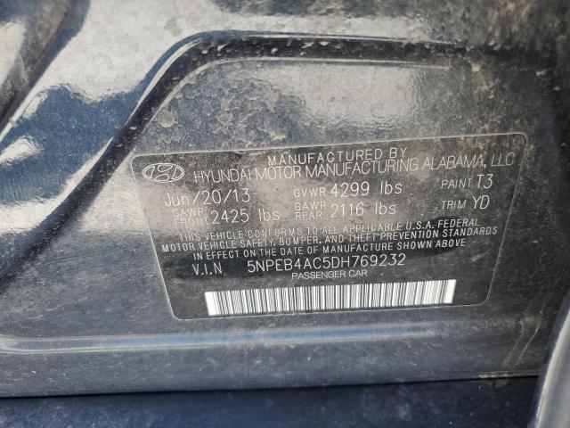 Photo 11 VIN: 5NPEB4AC5DH769232 - HYUNDAI SONATA 