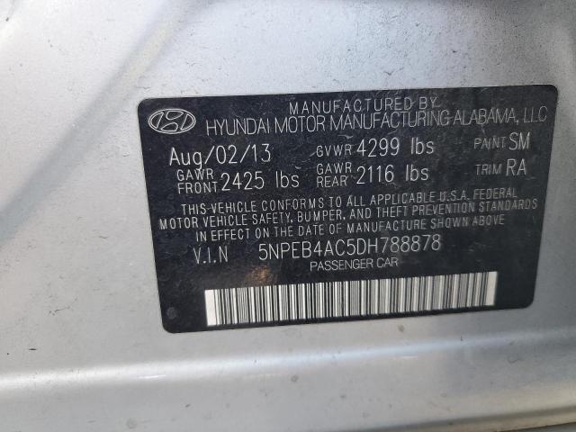 Photo 9 VIN: 5NPEB4AC5DH788878 - HYUNDAI SONATA GLS 