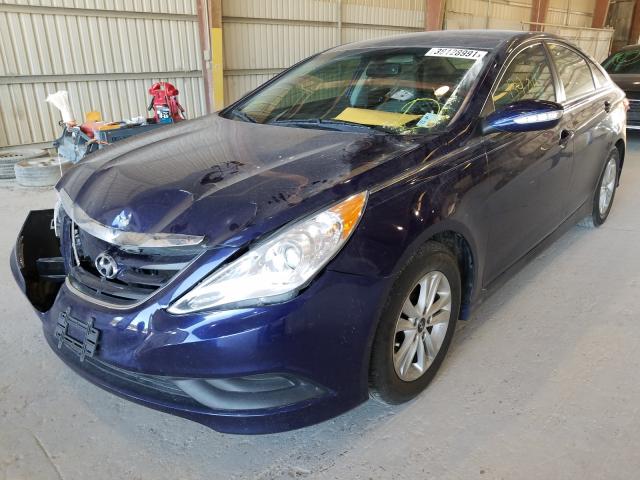 Photo 1 VIN: 5NPEB4AC5EH811402 - HYUNDAI SONATA GLS 