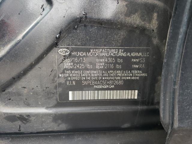 Photo 11 VIN: 5NPEB4AC5EH812680 - HYUNDAI SONATA GLS 