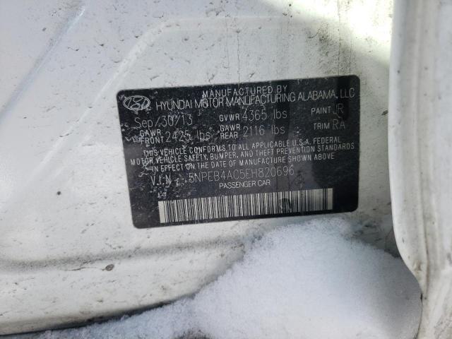 Photo 9 VIN: 5NPEB4AC5EH820696 - HYUNDAI SONATA 