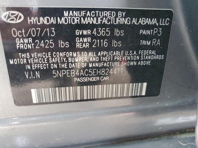 Photo 11 VIN: 5NPEB4AC5EH824411 - HYUNDAI SONATA GLS 