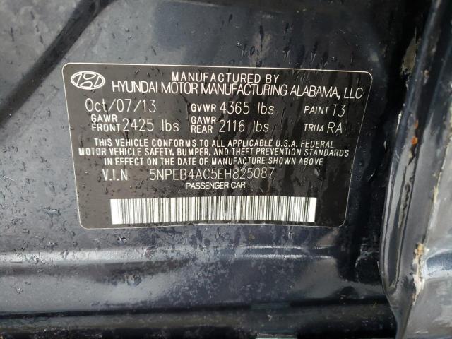 Photo 11 VIN: 5NPEB4AC5EH825087 - HYUNDAI SONATA 