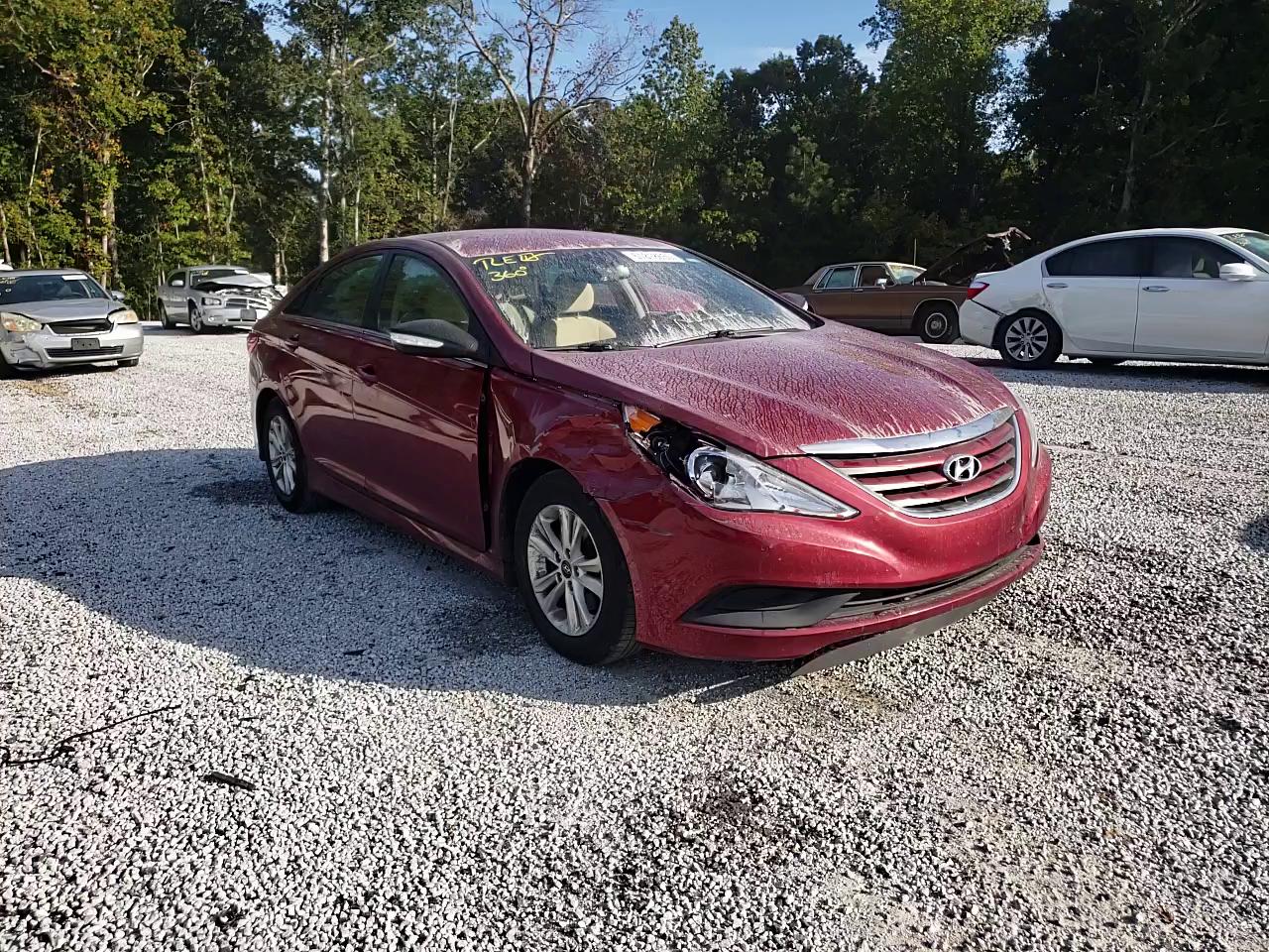 Photo 10 VIN: 5NPEB4AC5EH825297 - HYUNDAI SONATA GLS 