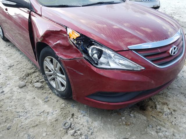 Photo 8 VIN: 5NPEB4AC5EH825297 - HYUNDAI SONATA GLS 