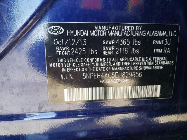 Photo 9 VIN: 5NPEB4AC5EH829656 - HYUNDAI SONATA GLS 