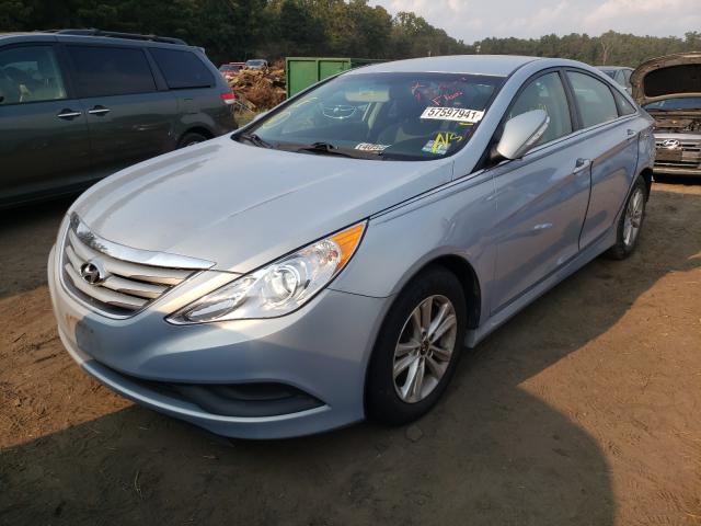 Photo 1 VIN: 5NPEB4AC5EH833447 - HYUNDAI SONATA GLS 