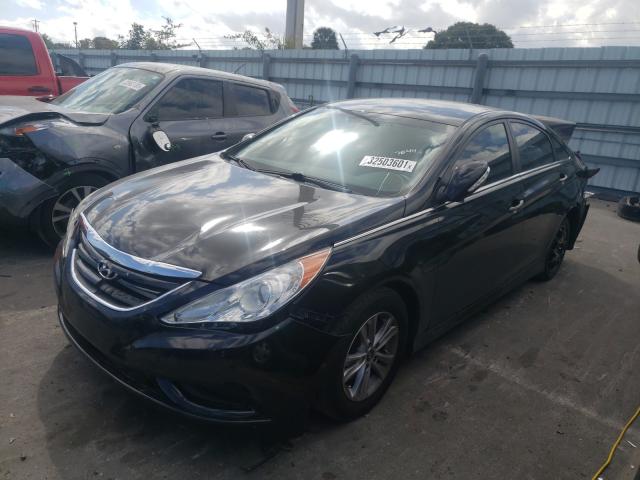 Photo 1 VIN: 5NPEB4AC5EH877044 - HYUNDAI SONATA GLS 