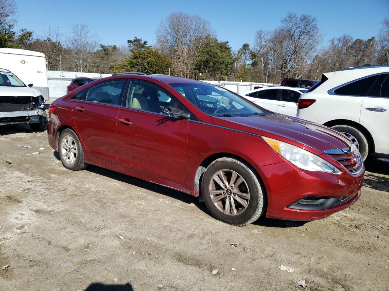 Photo 3 VIN: 5NPEB4AC5EH880803 - HYUNDAI SONATA 