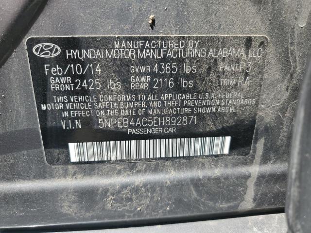 Photo 11 VIN: 5NPEB4AC5EH892871 - HYUNDAI SONATA 