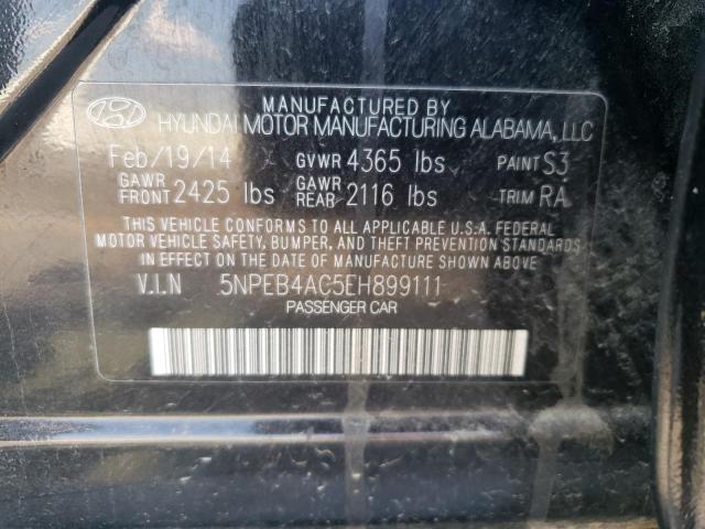 Photo 12 VIN: 5NPEB4AC5EH899111 - HYUNDAI SONATA 