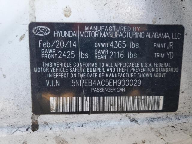 Photo 11 VIN: 5NPEB4AC5EH900029 - HYUNDAI SONATA GLS 