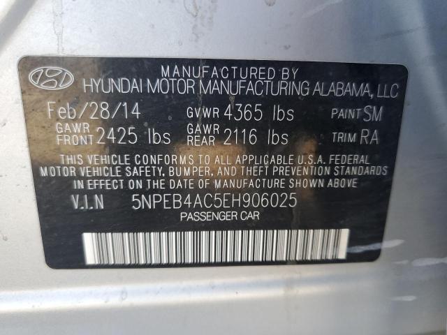 Photo 11 VIN: 5NPEB4AC5EH906025 - HYUNDAI SONATA GLS 