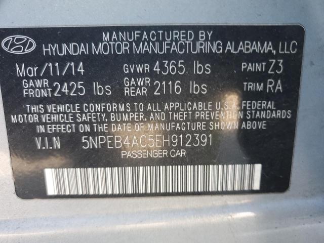 Photo 11 VIN: 5NPEB4AC5EH912391 - HYUNDAI SONATA GLS 