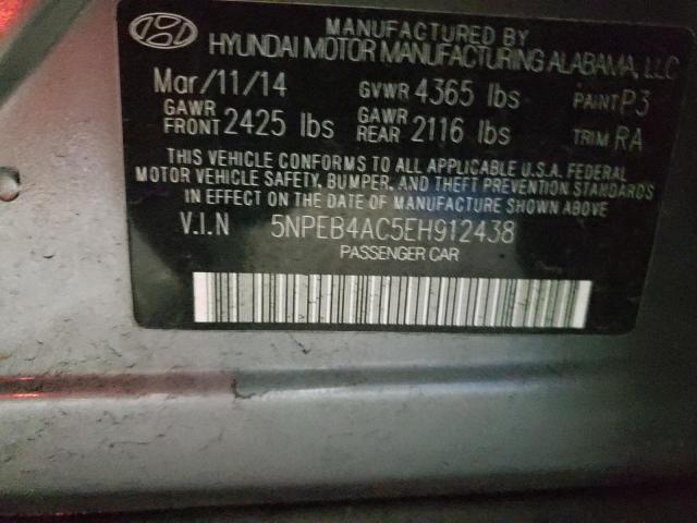 Photo 9 VIN: 5NPEB4AC5EH912438 - HYUNDAI SONATA 