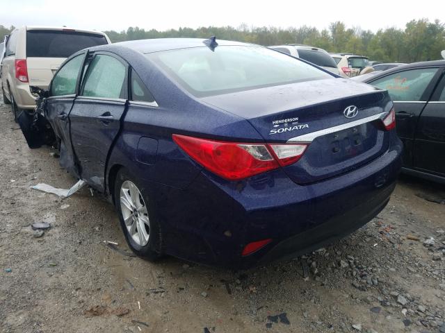 Photo 2 VIN: 5NPEB4AC5EH917252 - HYUNDAI SONATA GLS 