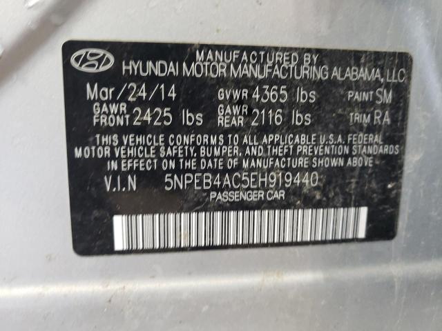 Photo 12 VIN: 5NPEB4AC5EH919440 - HYUNDAI SONATA 