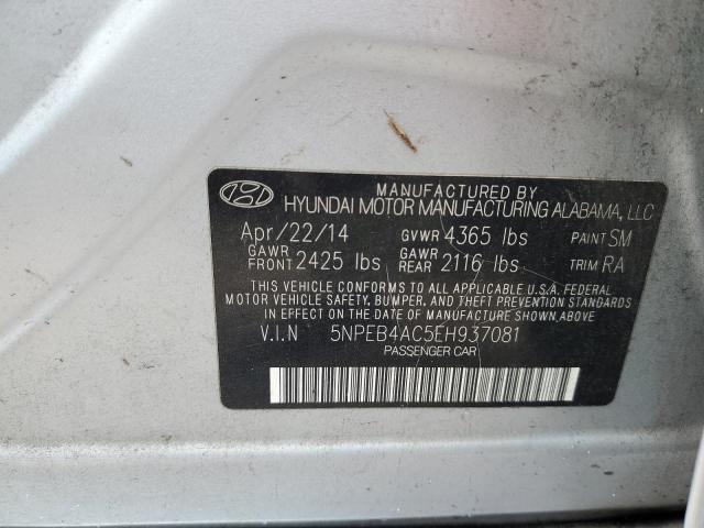 Photo 11 VIN: 5NPEB4AC5EH937081 - HYUNDAI SONATA GLS 