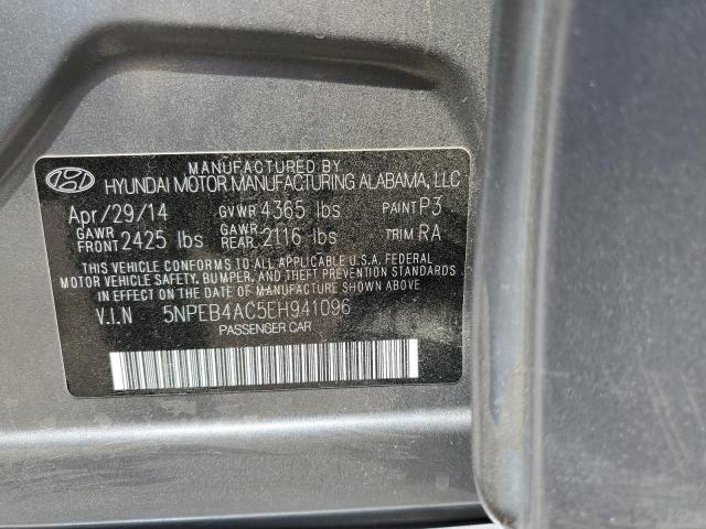 Photo 11 VIN: 5NPEB4AC5EH941096 - HYUNDAI SONATA 