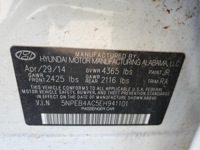 Photo 11 VIN: 5NPEB4AC5EH941101 - HYUNDAI SONATA 