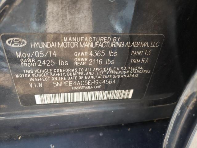 Photo 9 VIN: 5NPEB4AC5EH944564 - HYUNDAI SONATA GLS 