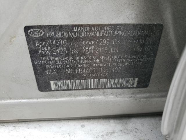 Photo 11 VIN: 5NPEB4AC6BH052402 - HYUNDAI SONATA 