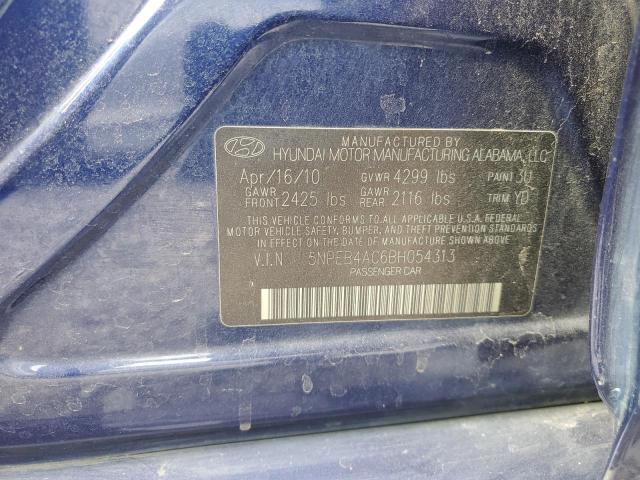 Photo 11 VIN: 5NPEB4AC6BH054313 - HYUNDAI SONATA GLS 