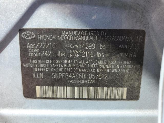 Photo 9 VIN: 5NPEB4AC6BH057812 - HYUNDAI SONATA GLS 