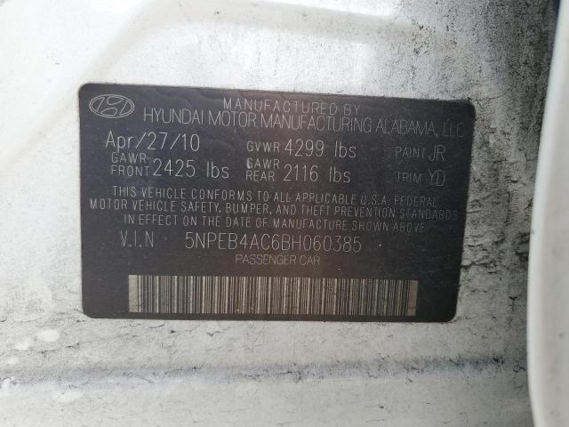 Photo 11 VIN: 5NPEB4AC6BH060385 - HYUNDAI SONATA 